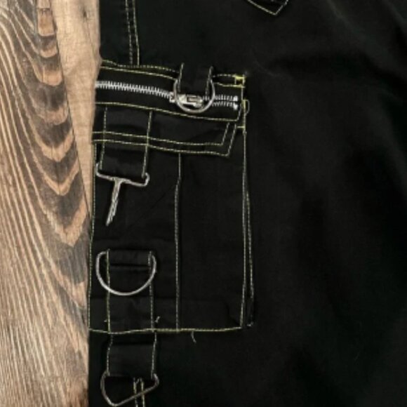 Vintage Tripp NYC 90s Gothic Zipper Pants Size Medium - Picture 2 of 9